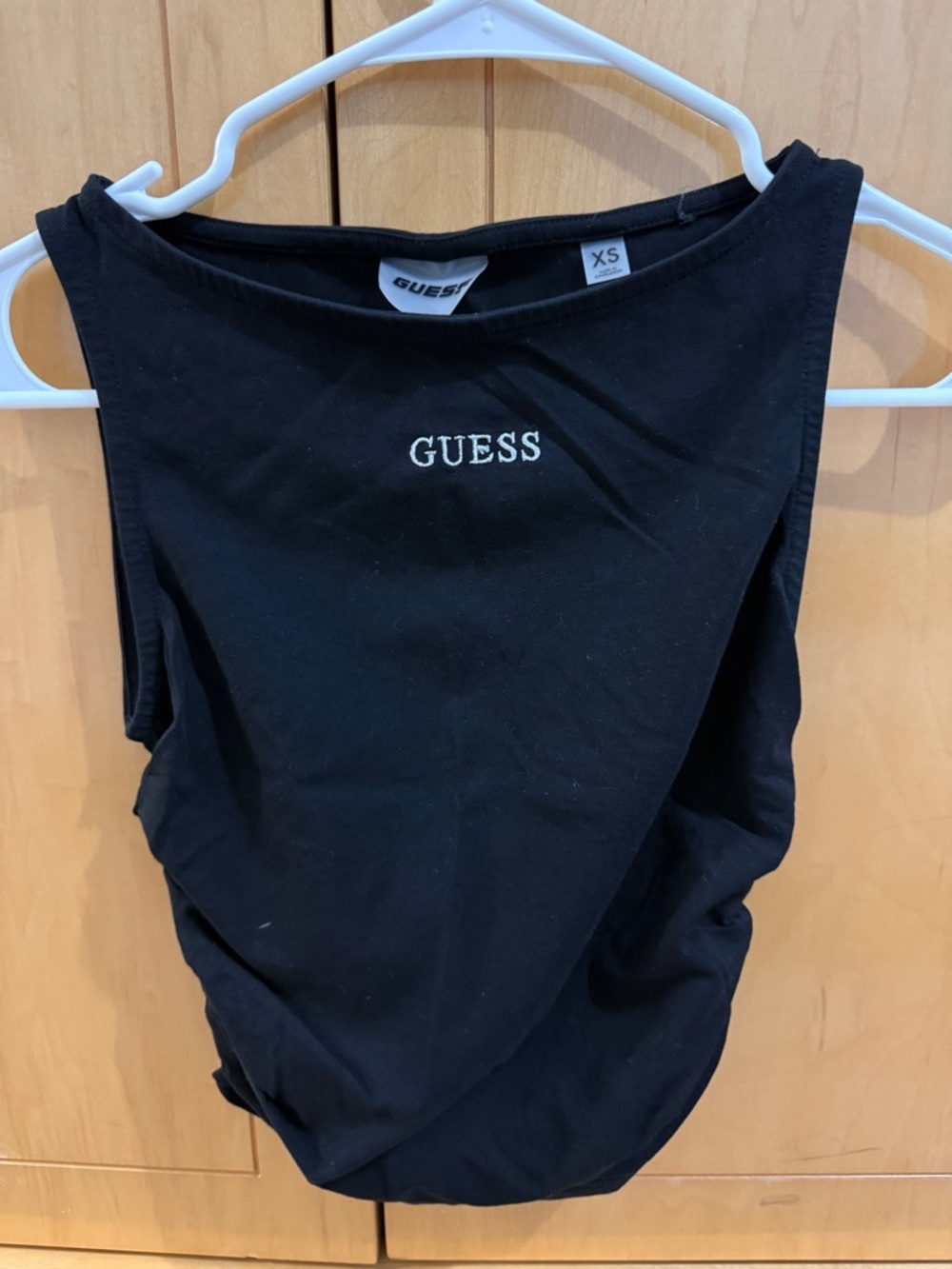 GUESS Black Logo Tank Top